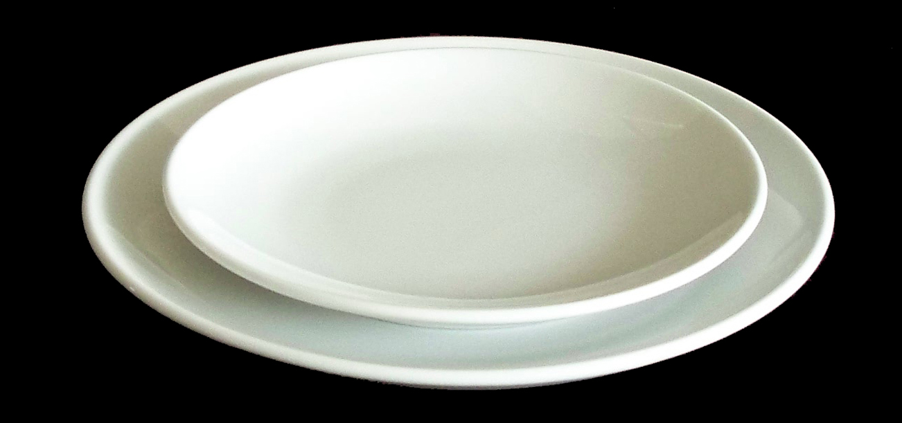 Platos Stone Blanco